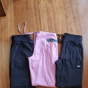 Lot  OF 3 Grey's Anatomy Impact Scrub pants size S